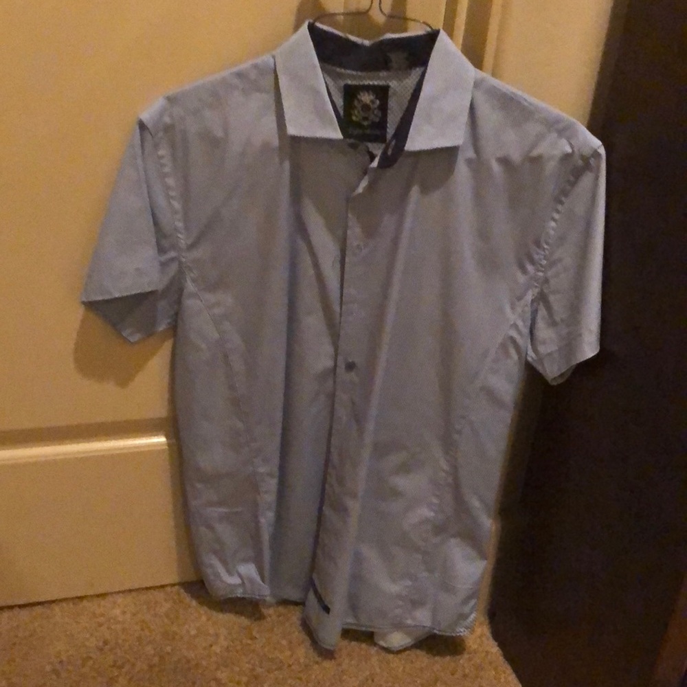 English Laundry Short Sleeve Button Down Shirt